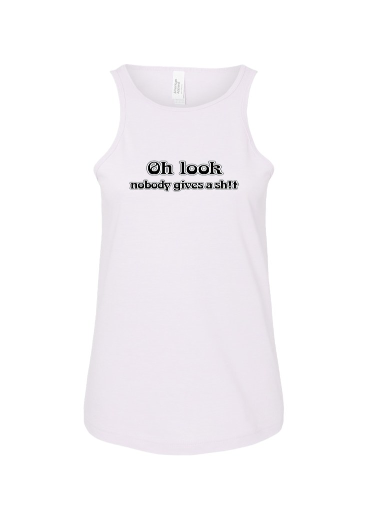 Ladies' CVC Racerback Tank - Gives a Sh!t