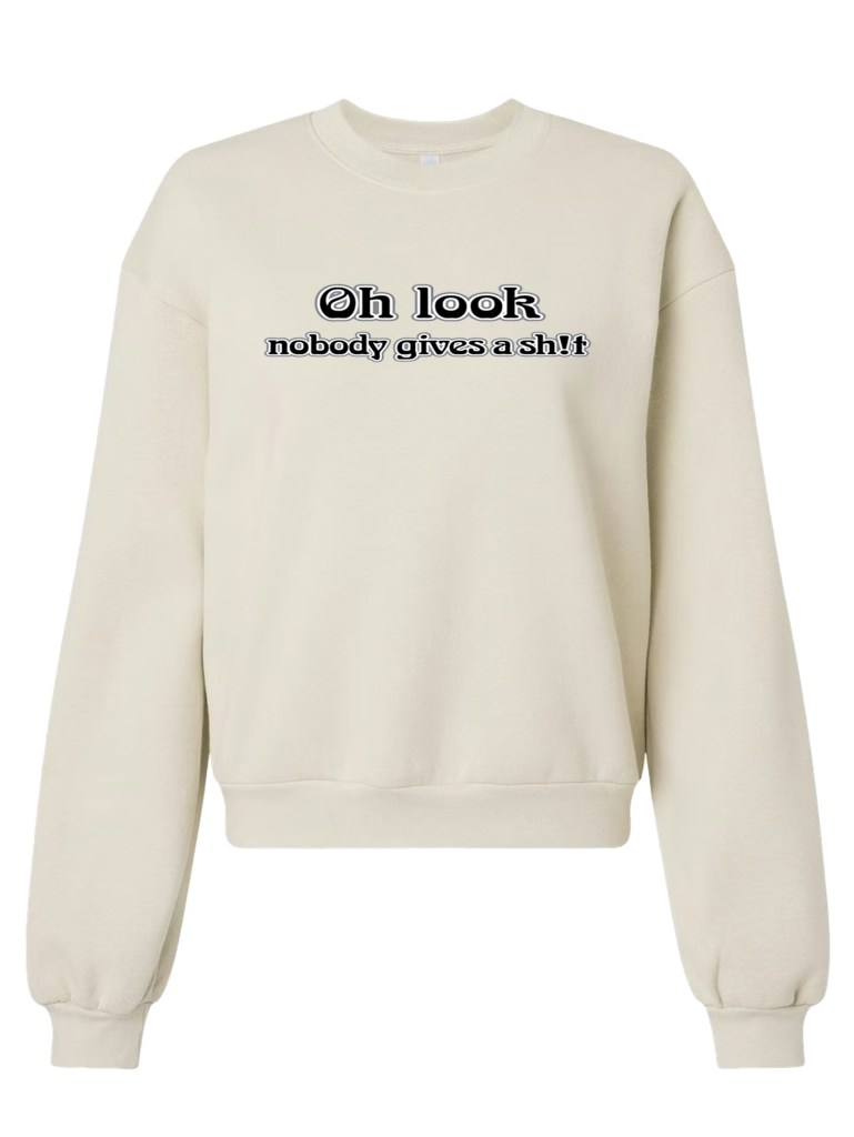 The American Apparel ReFlex Fleece Crewneck - Gives a Sh!t