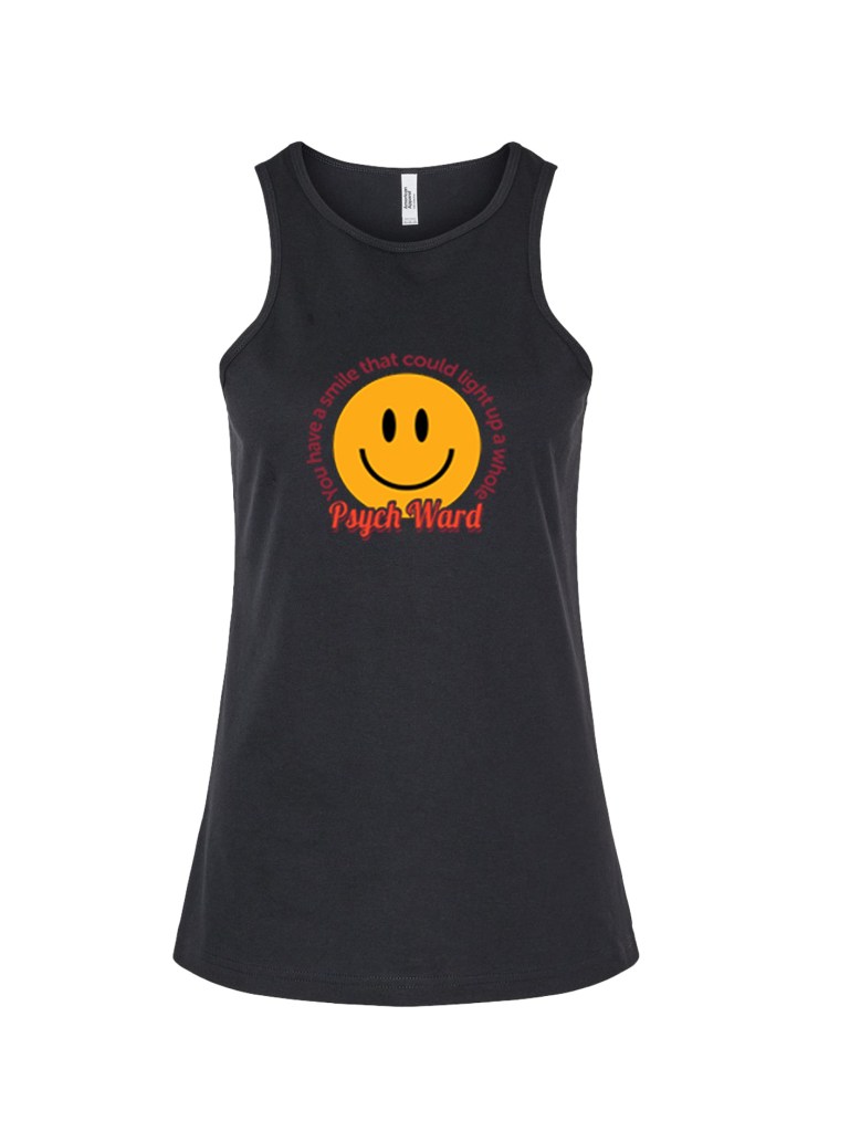 Ladies' CVC Racerback Tank - Psych Ward