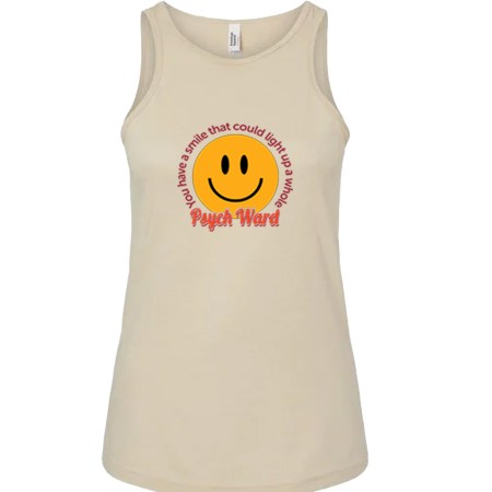 Ladies' CVC Racerback Tank - Psych Ward