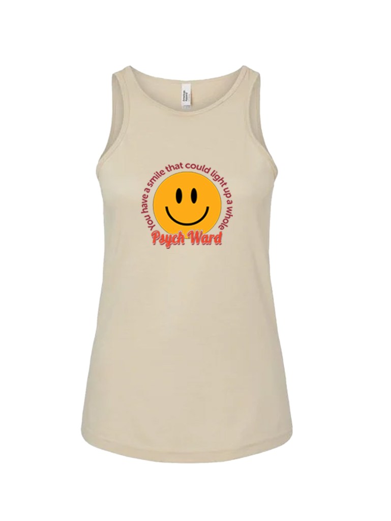 Ladies' CVC Racerback Tank - Psych Ward