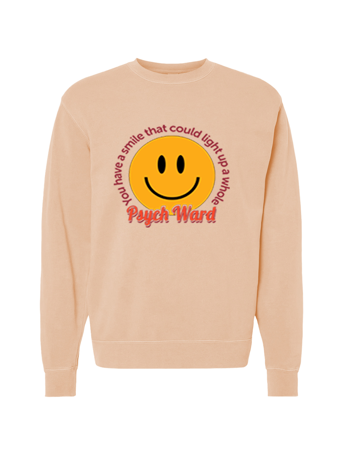 Unisex Pigment Dyed Crew Neck - Psych Ward - Image 8
