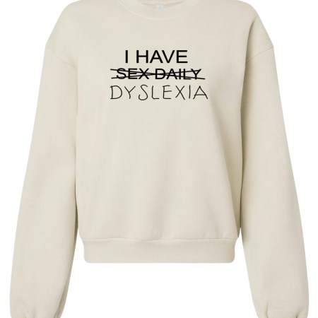 The American Apparel ReFlex Fleece Crewneck - Dyslexia