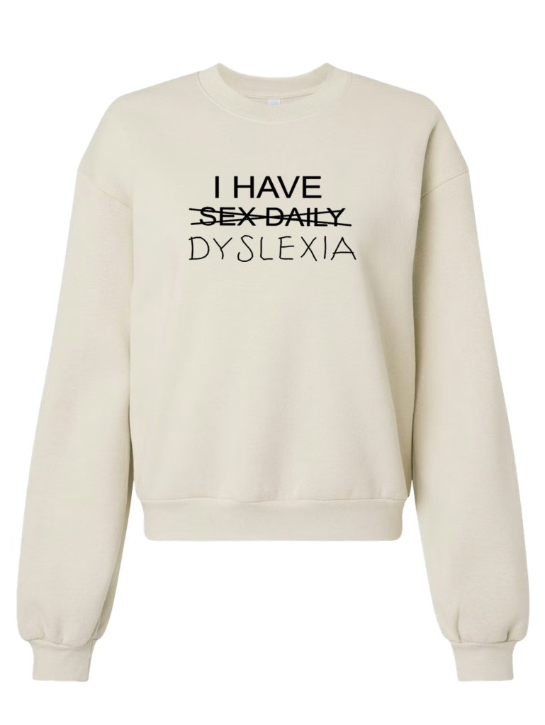 The American Apparel ReFlex Fleece Crewneck - Dyslexia