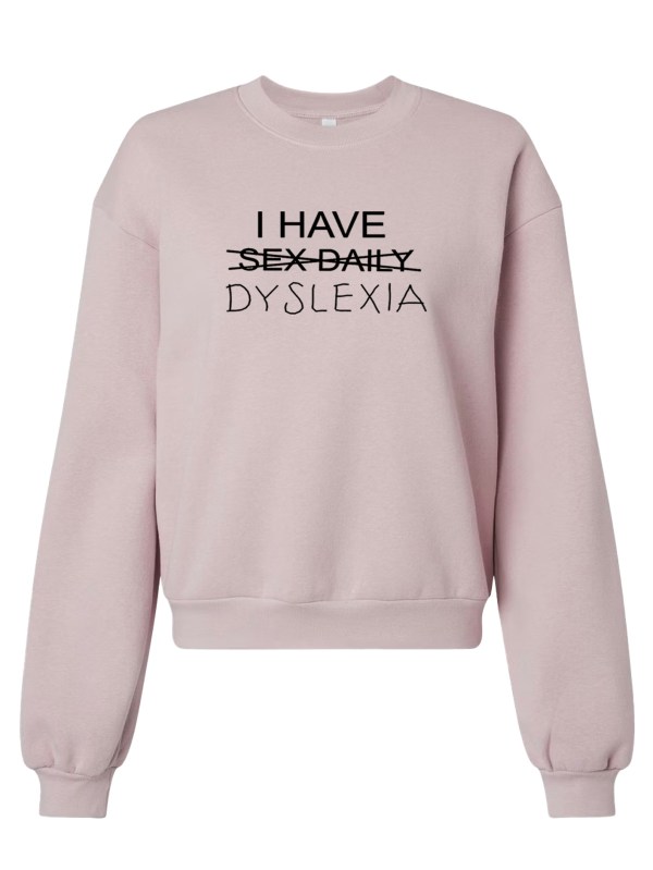 The American Apparel ReFlex Fleece Crewneck - Dyslexia