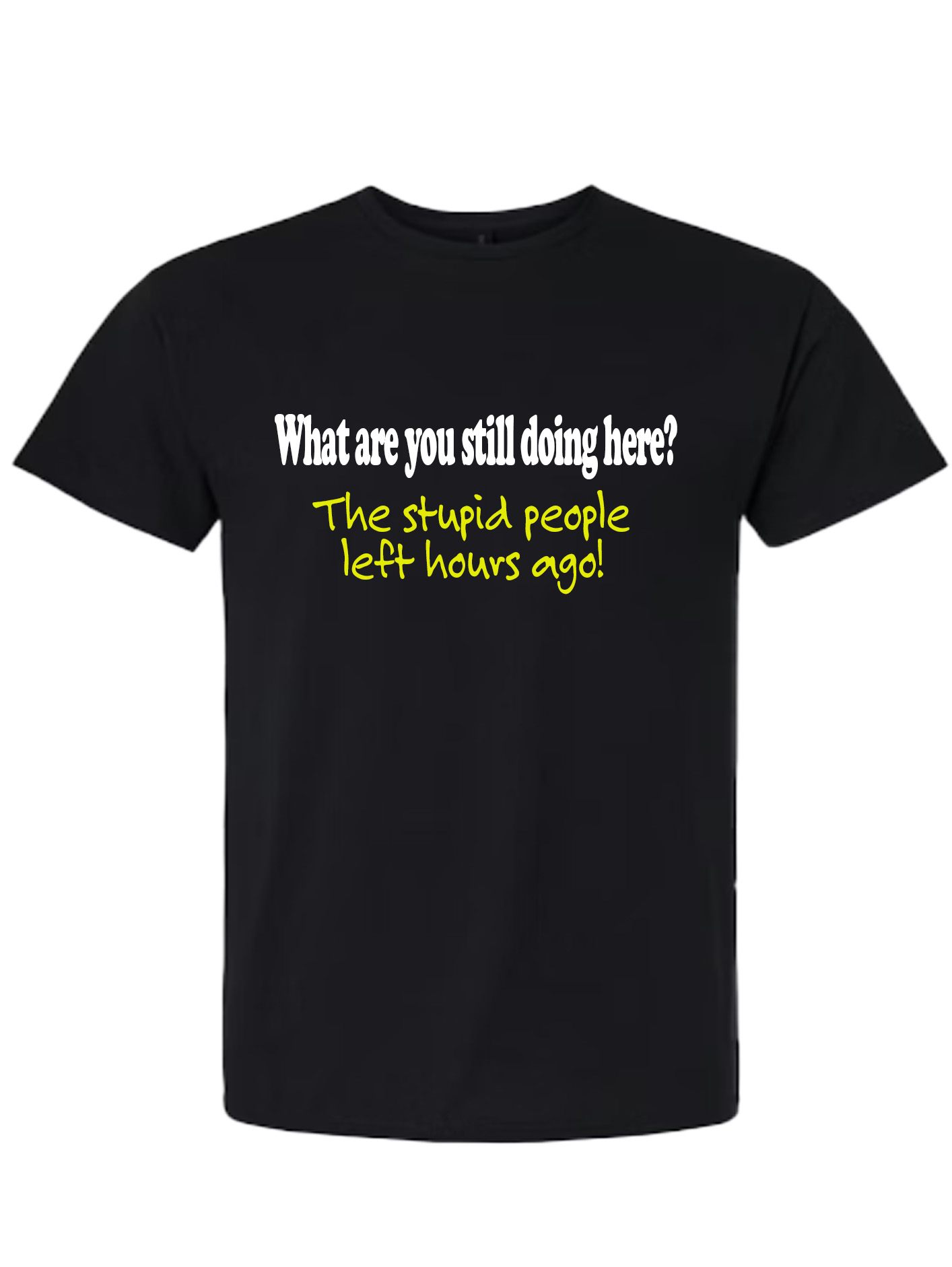 Light Cotton T-Shirt - Stupid People - Image 1