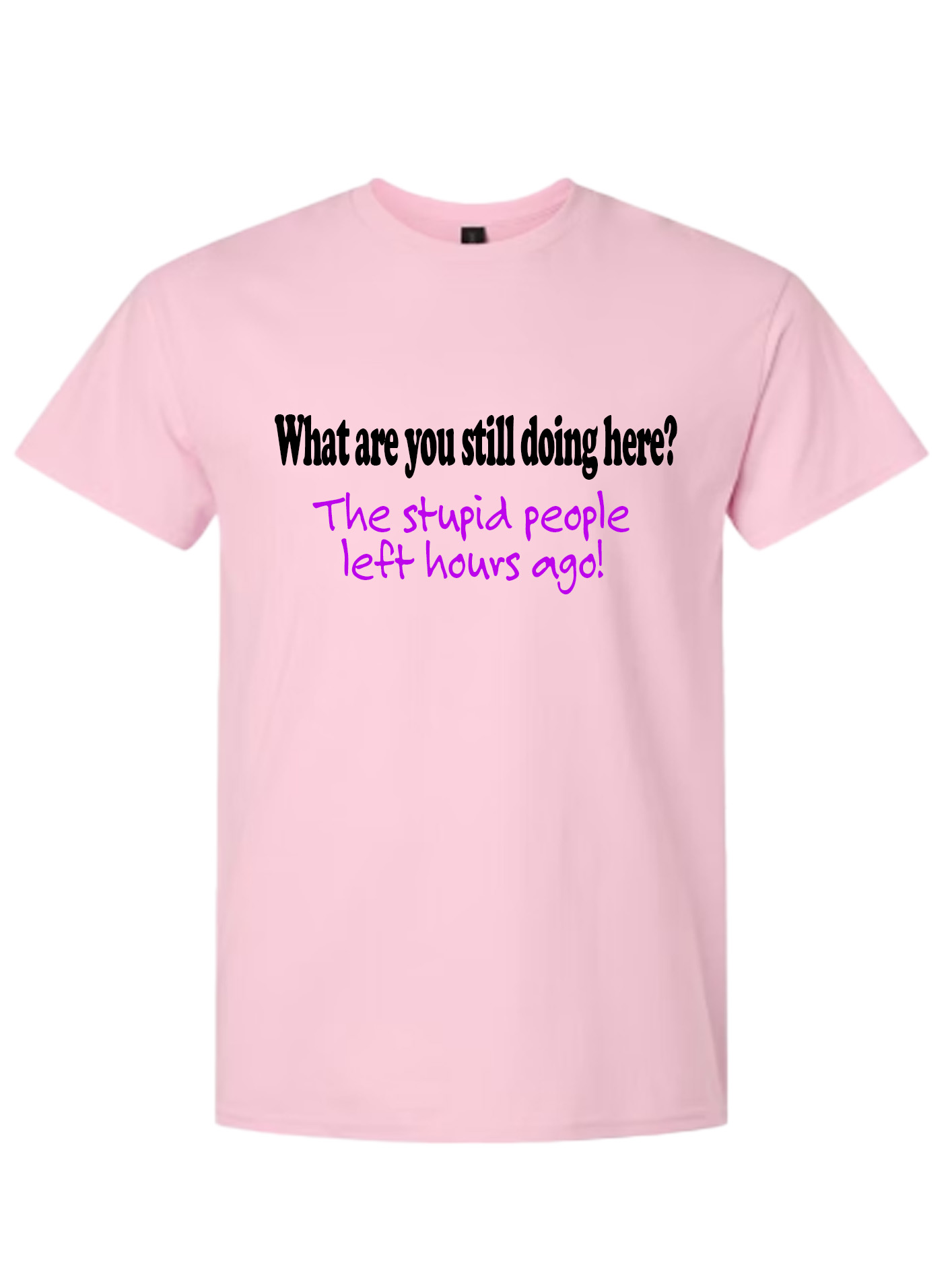 Light Cotton T-Shirt - Stupid People - Image 5