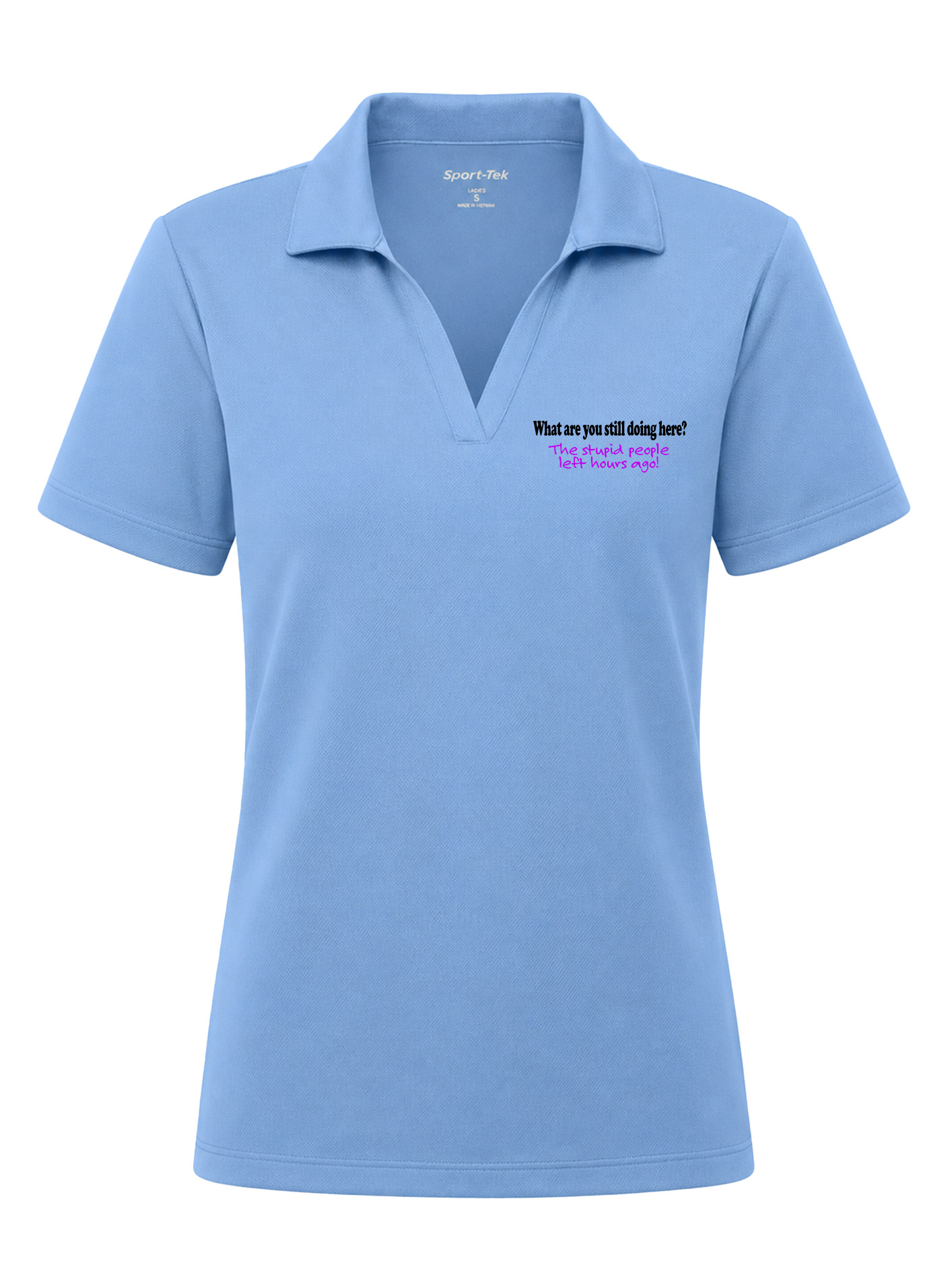 Women's PosiCharge RacerMesh Polo - Stupid People - Image 5