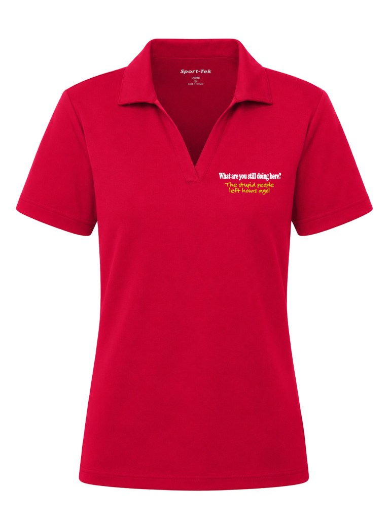 Women's PosiCharge RacerMesh Polo - Stupid People