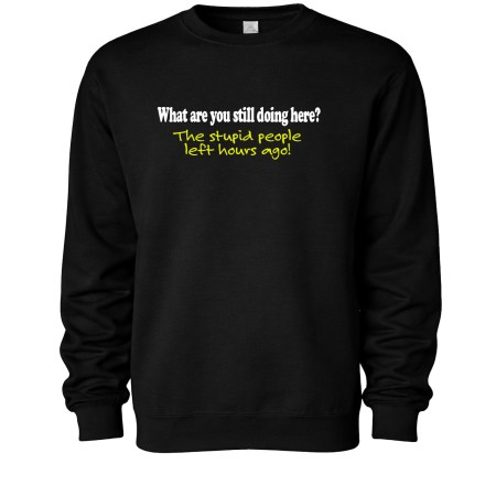 Unisex Midweight Crewneck Sweatshirt - Stupid People