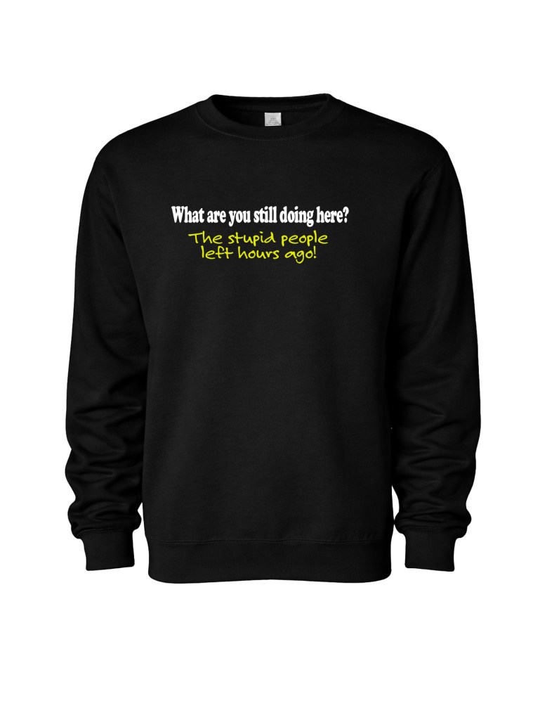 Unisex Midweight Crewneck Sweatshirt - Stupid People