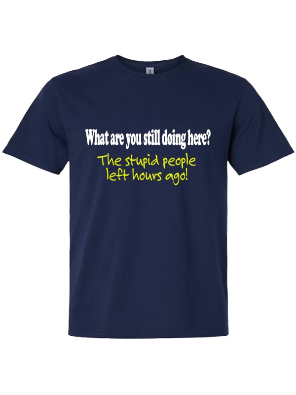 Light Cotton T-Shirt - Stupid People