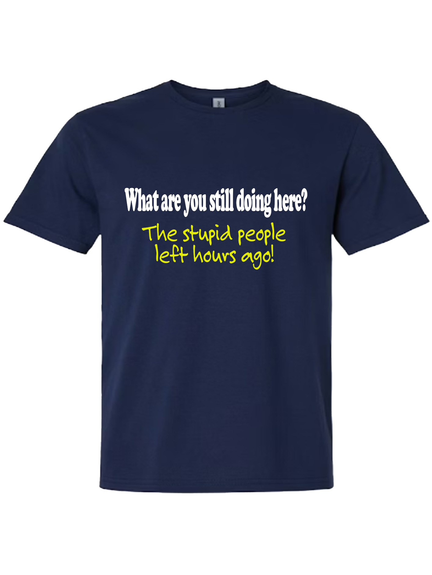 Light Cotton T-Shirt - Stupid People - Image 3