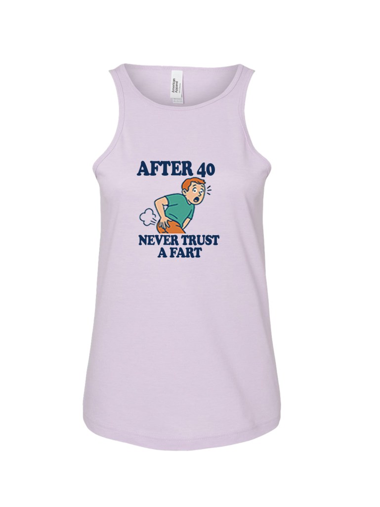 Ladies' CVC Racerback Tank - Trust a Fart