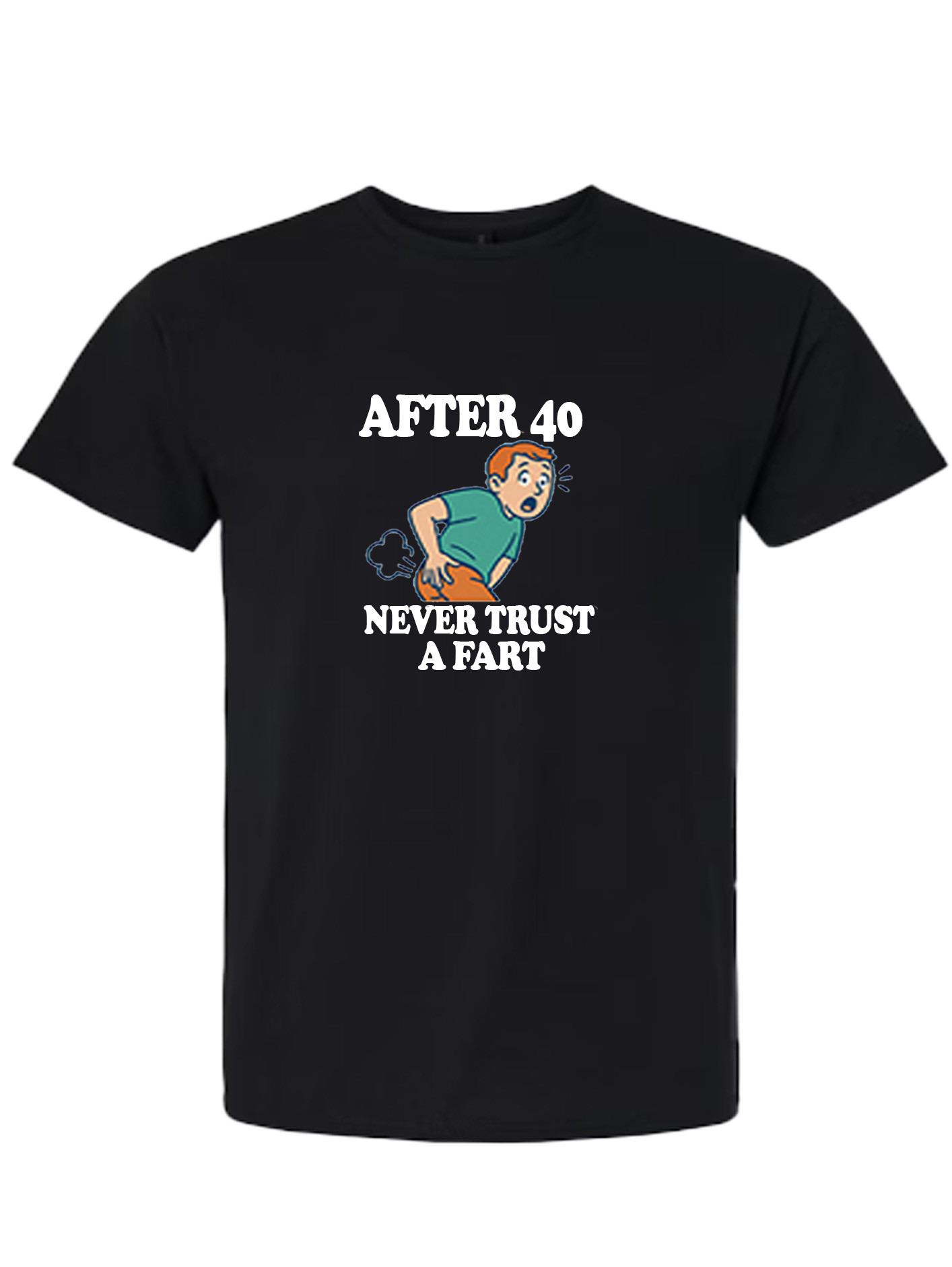 Light Cotton T-Shirt - Trust a Fart - Image 4