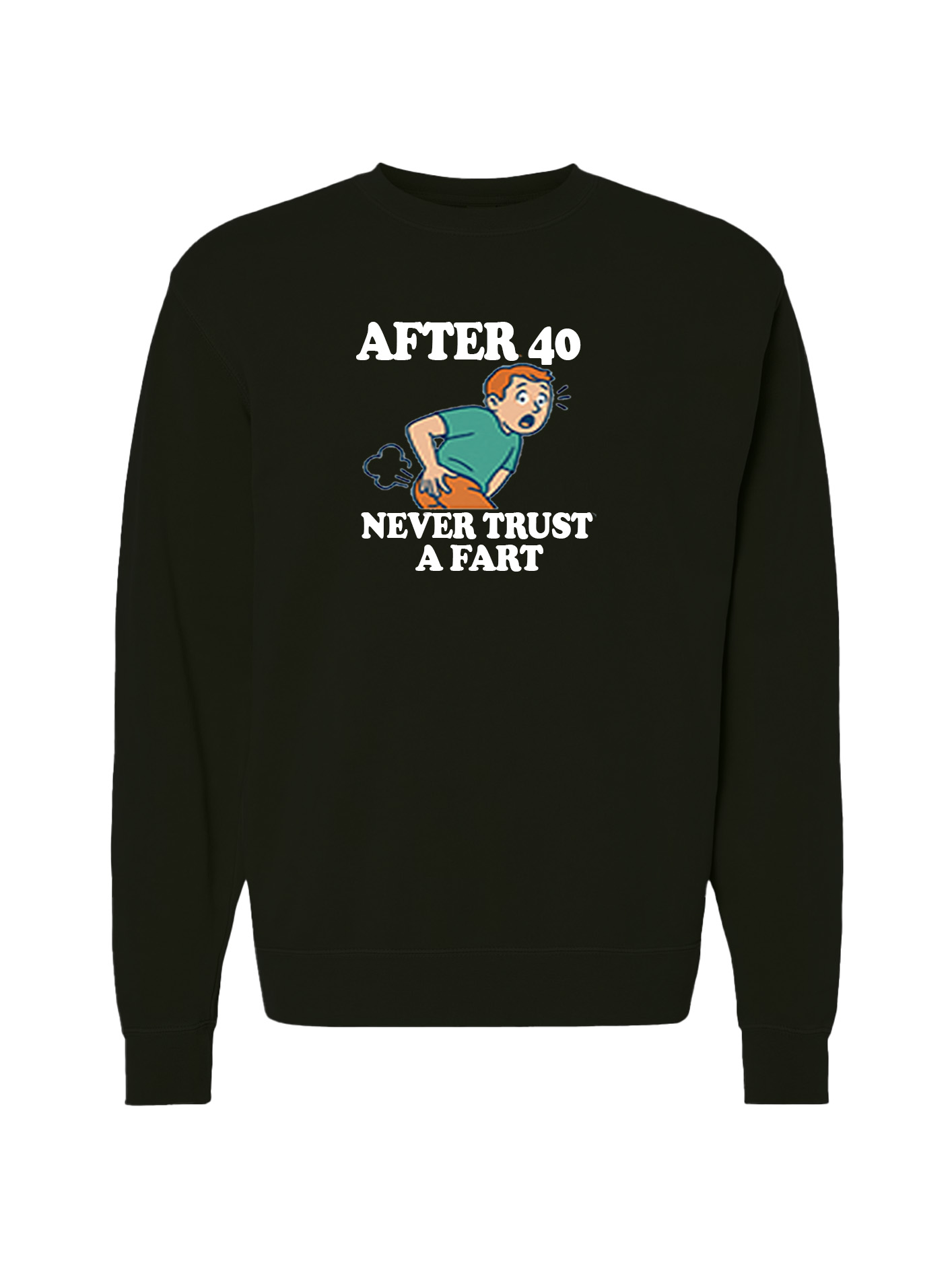 Unisex Pigment Dyed Crew Neck - Trust a Fart - Image 5