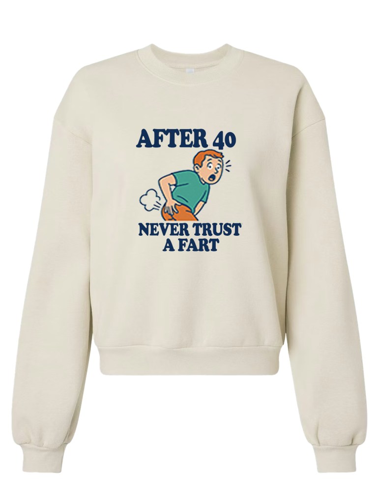 The American Apparel ReFlex Fleece Crewneck - Trust a Fart