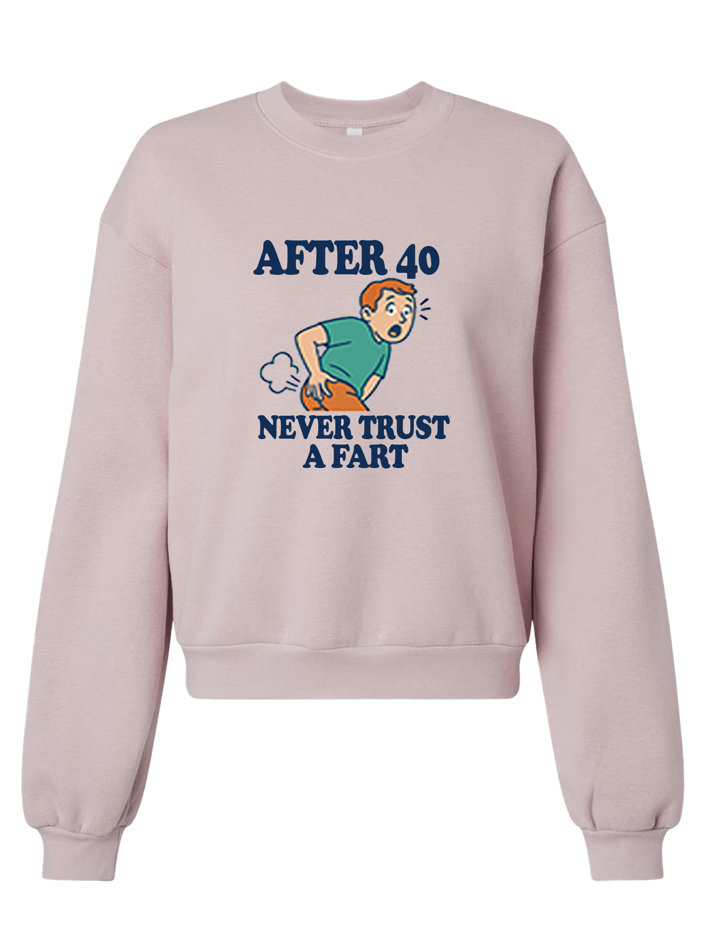 The American Apparel ReFlex Fleece Crewneck - Trust a Fart - Image 1