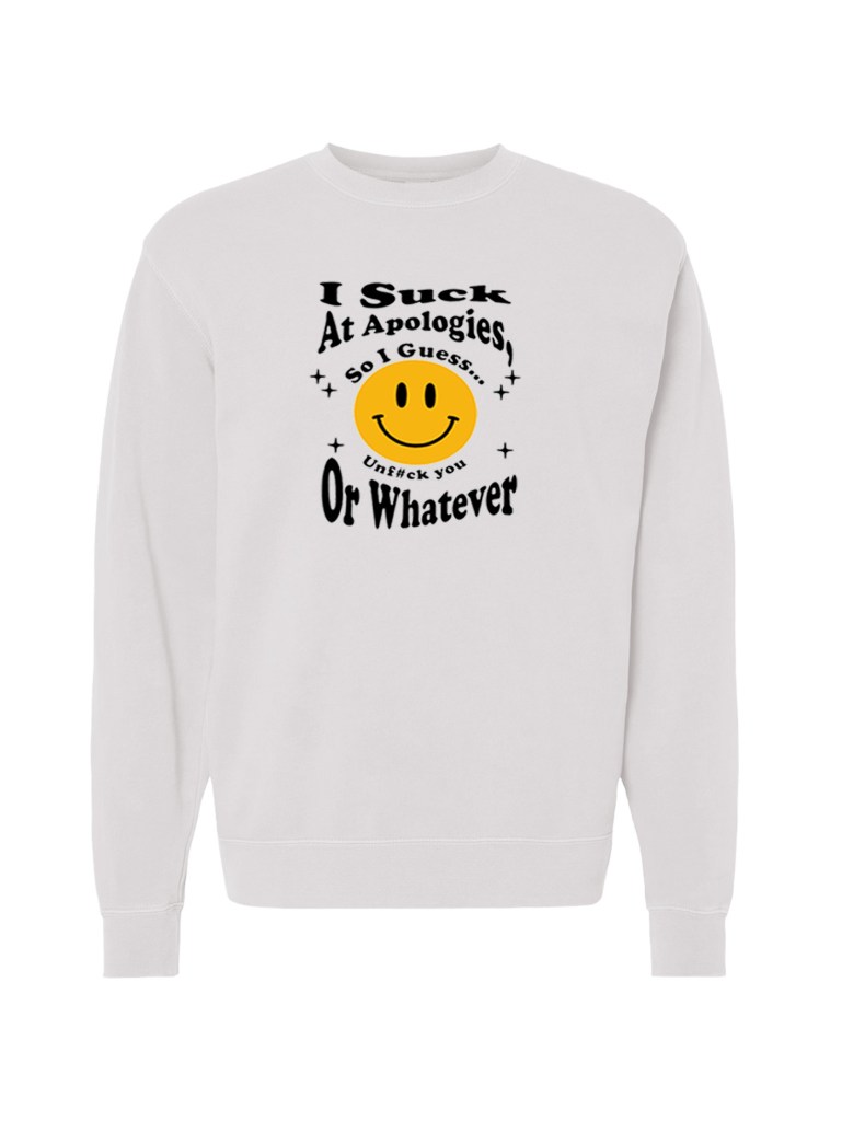 Unisex Pigment Dyed Crew Neck - Unf#ck You