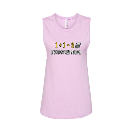 Women's Jersey Muscle Tank - Wear a Condom