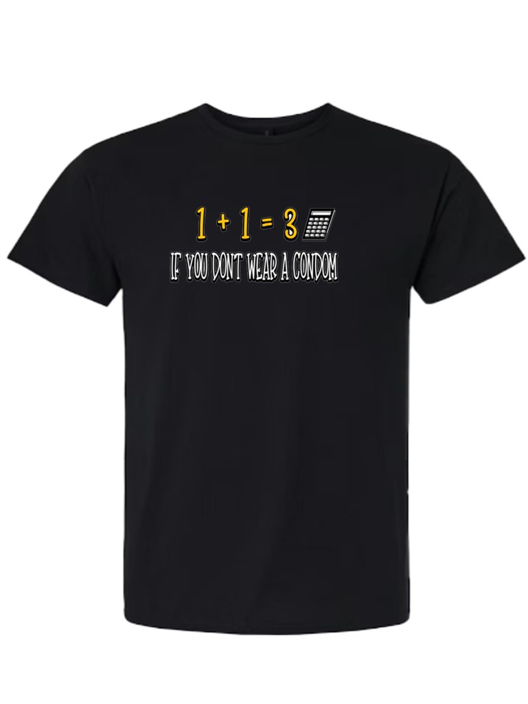 Light Cotton T-Shirt - Wear a Condom