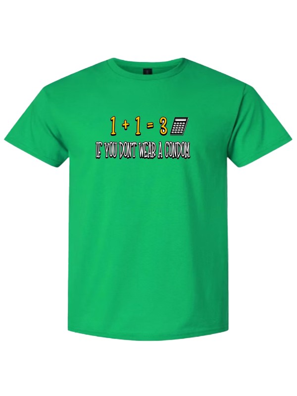 Light Cotton T-Shirt - Wear a Condom