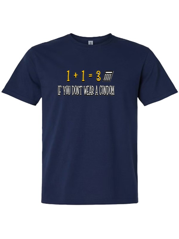 Light Cotton T-Shirt - Wear a Condom