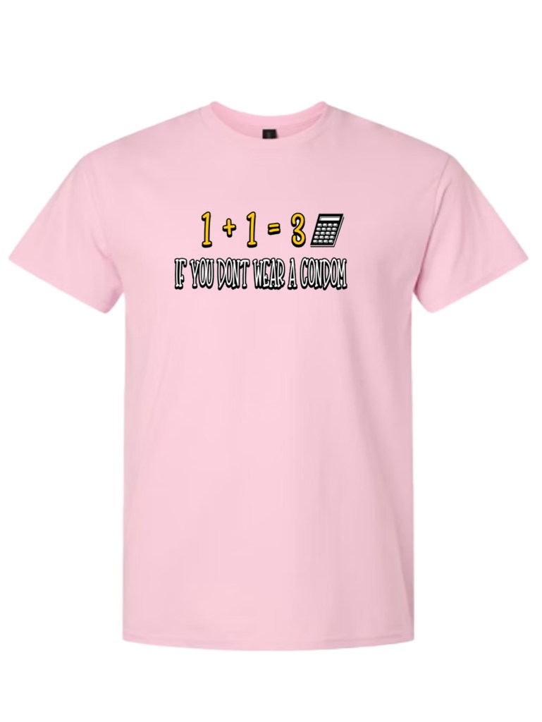 Light Cotton T-Shirt - Wear a Condom