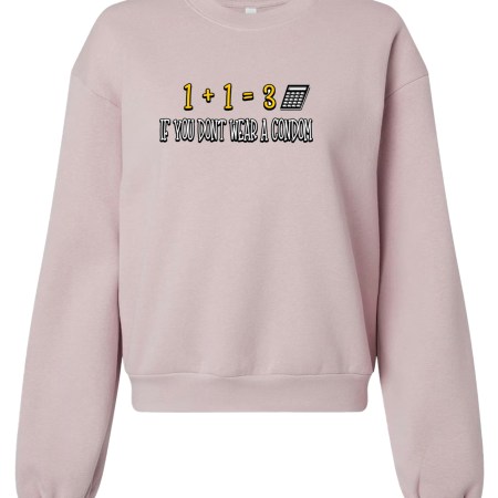 The American Apparel ReFlex Fleece Crewneck - Wear a Condom