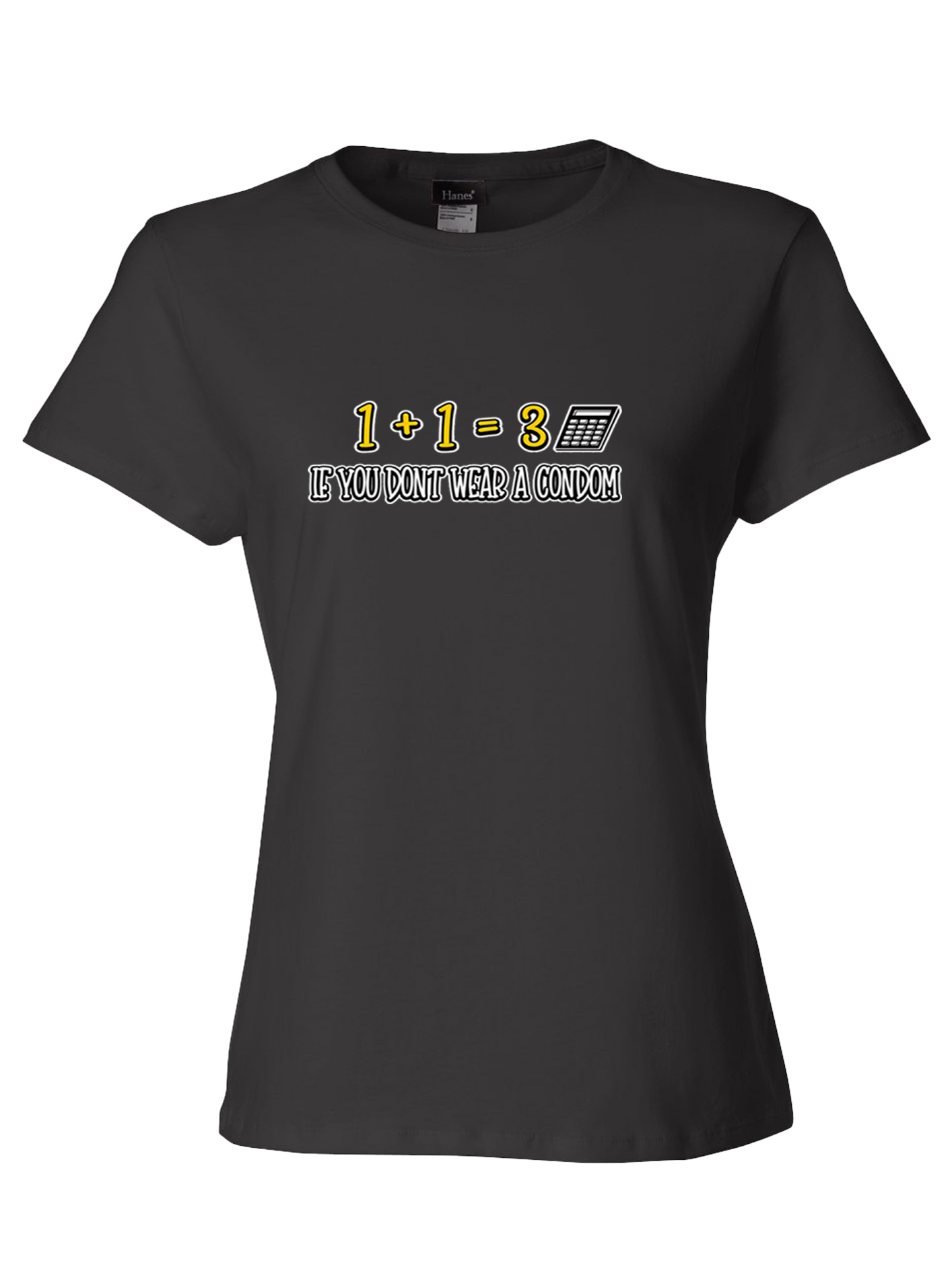 Perfect-T Women's T-Shirt - Wear a Condom - Image 4