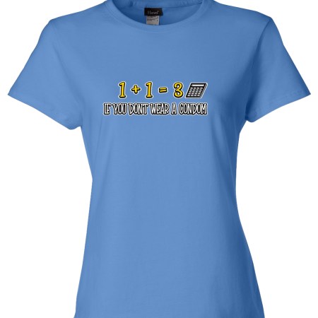 Perfect-T Women's T-Shirt - Wear a Condom