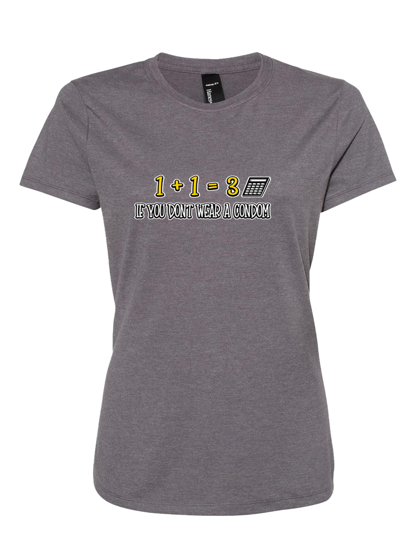 Perfect-T Women's T-Shirt - Wear a Condom - Image 2