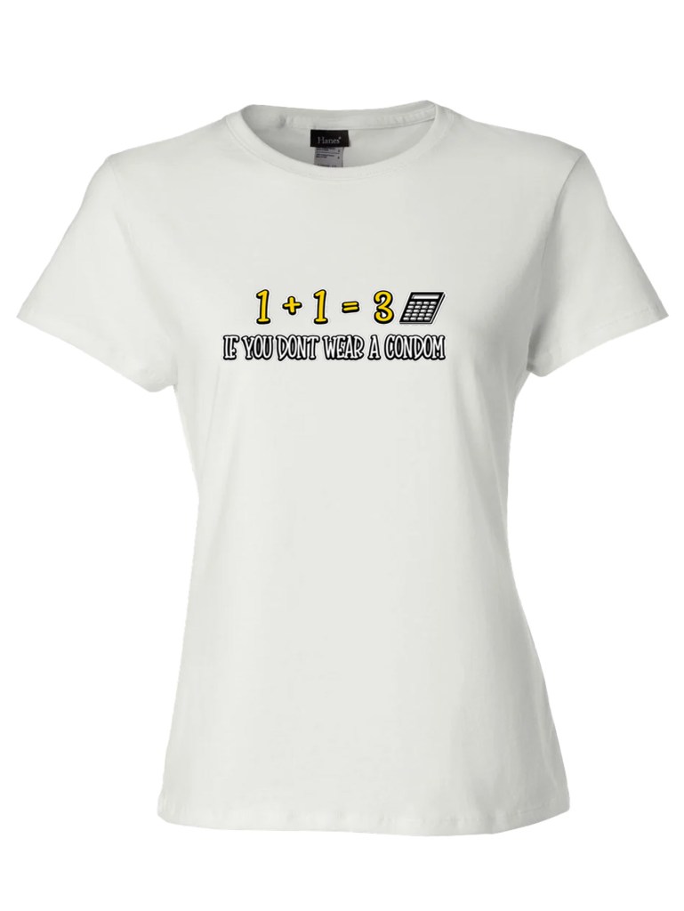 Perfect-T Women's T-Shirt - Wear a Condom
