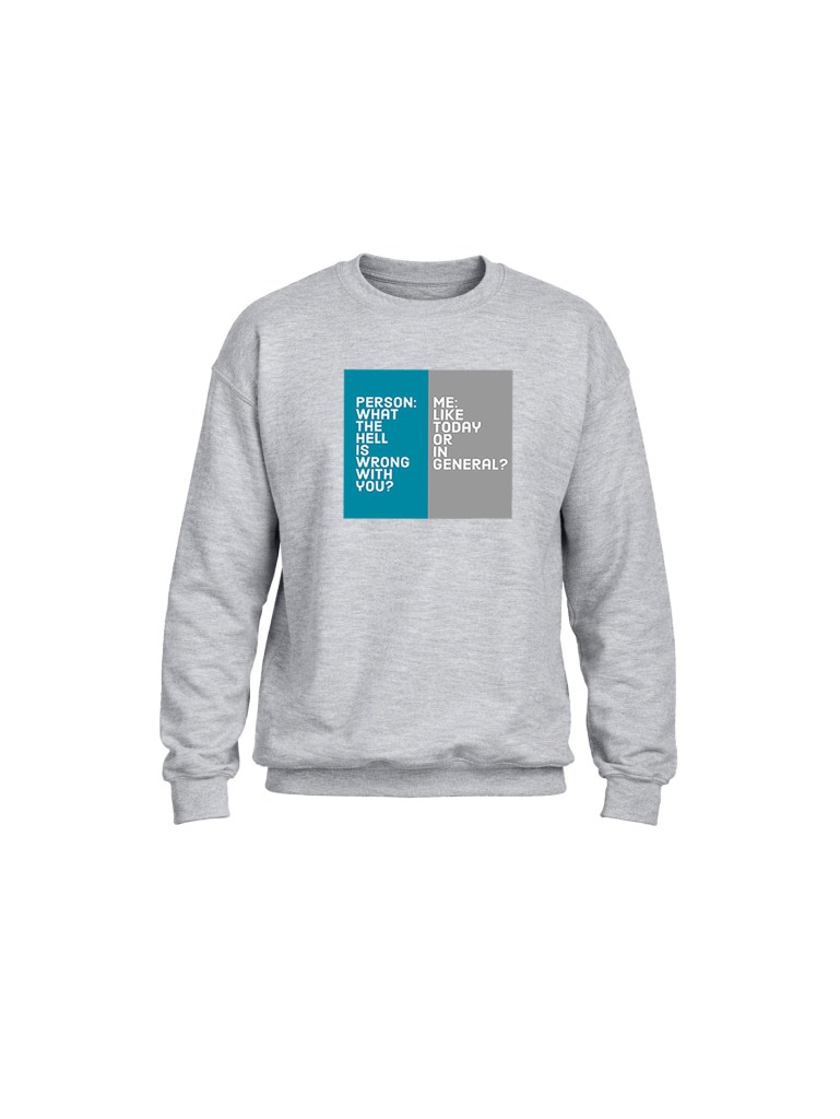 Heavy Blend Crewneck Sweatshirt- What's Wrong