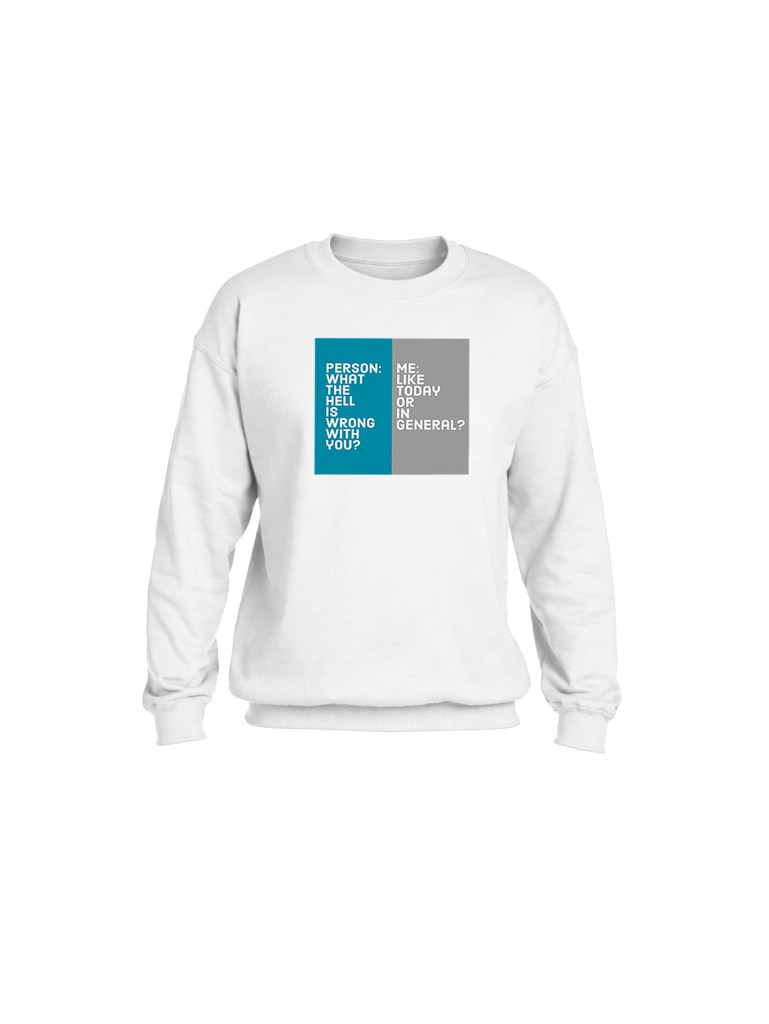 Heavy Blend Crewneck Sweatshirt- What's Wrong