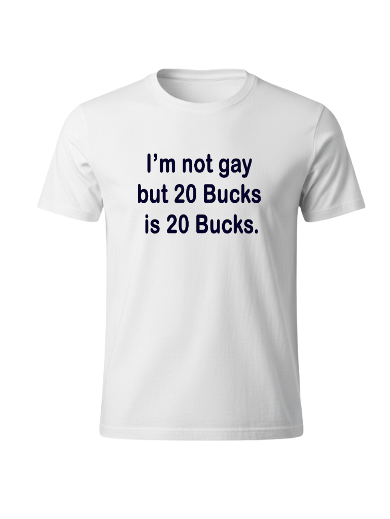 Light Cotton T-Shirt - 20 bucks White Out