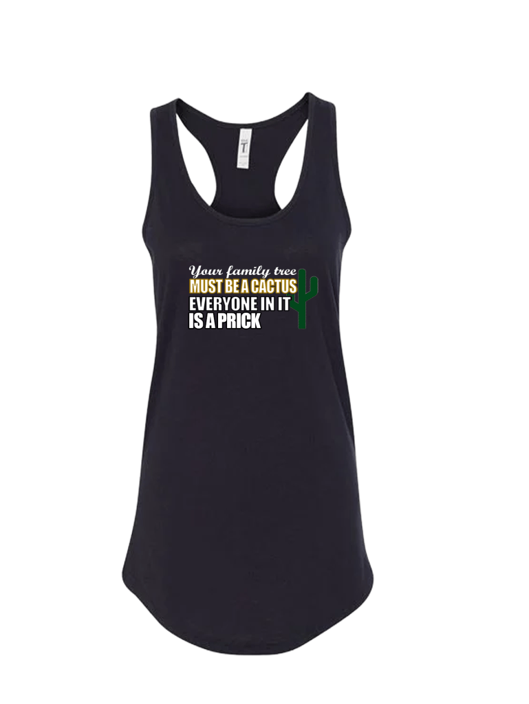 Ladies' Ideal Racerback Tank - Cactus Prick