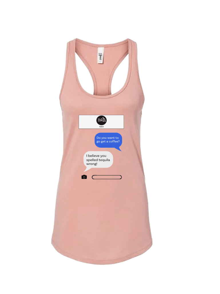 Ladies' Ideal Racerback Tank - Coffee Tequila