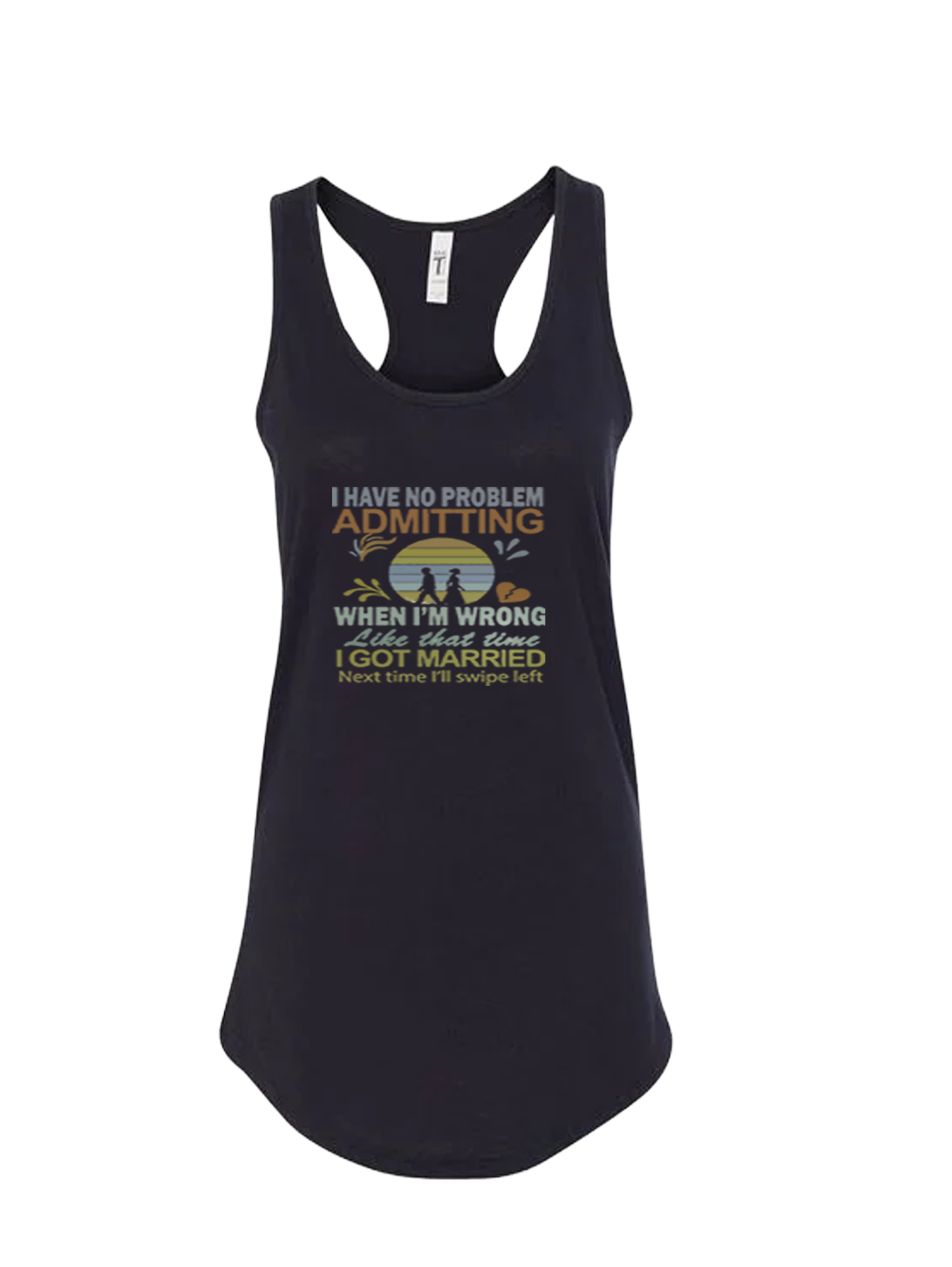 Ladies' Ideal Racerback Tank - Swipe Left - Image 2