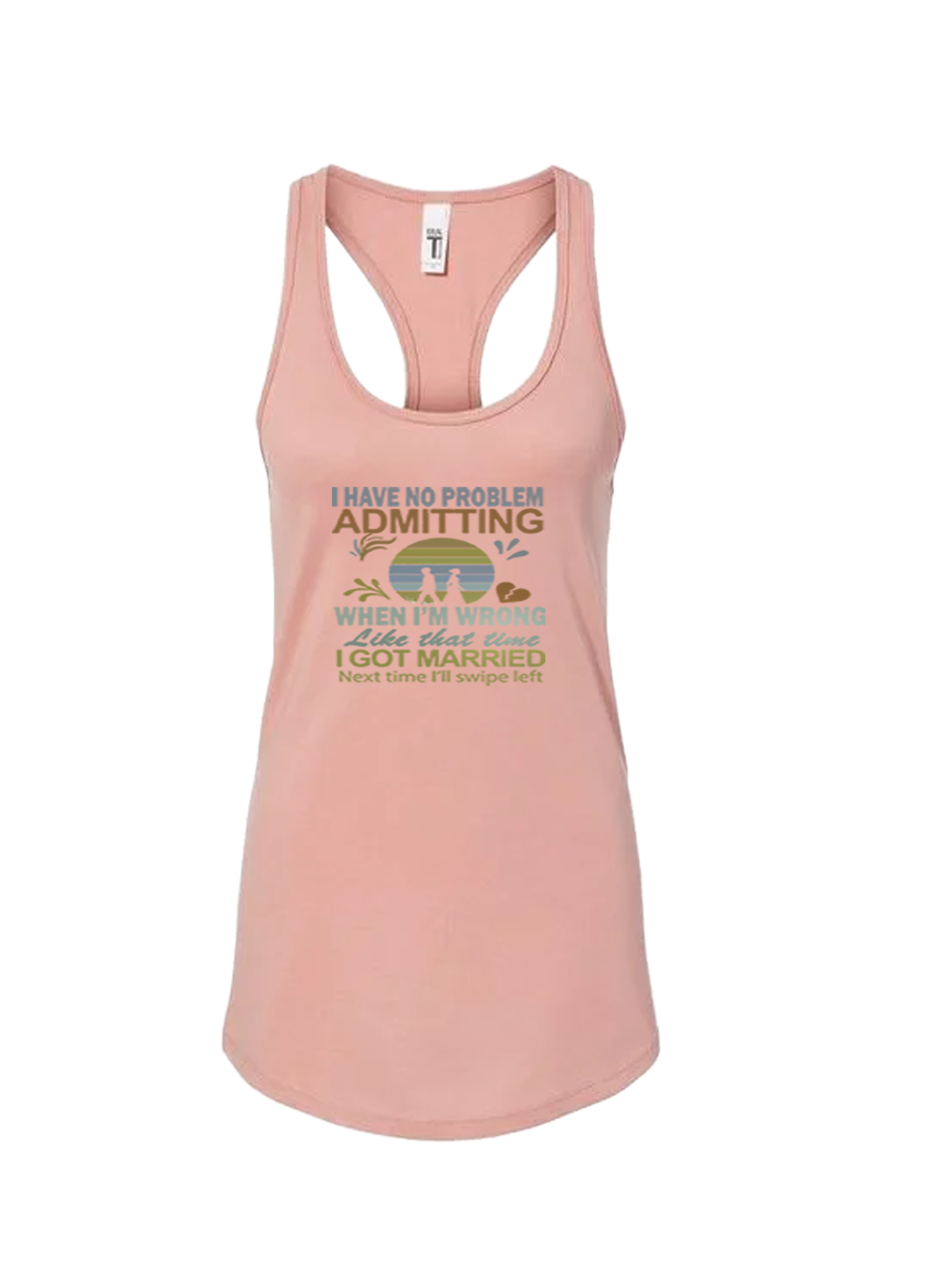 Ladies' Ideal Racerback Tank - Swipe Left - Image 4