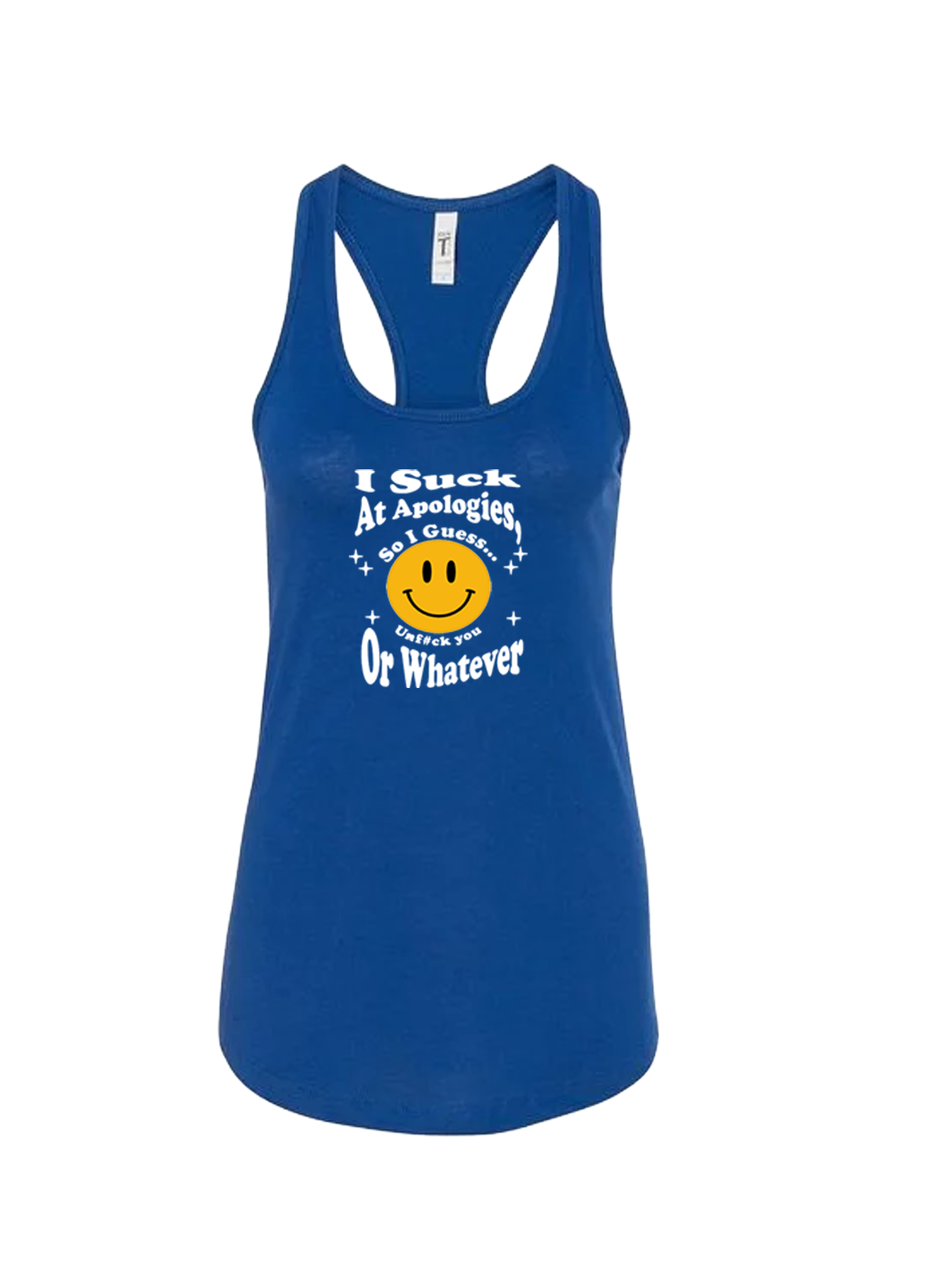 Ladies' Ideal Racerback Tank - Unf#ck You - Image 3