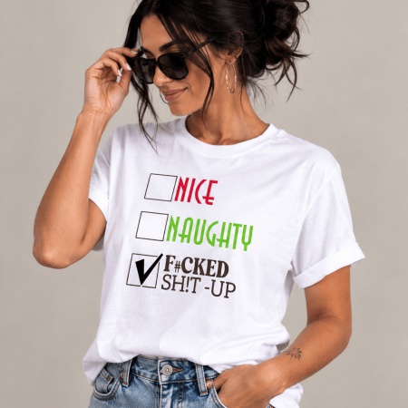 Whiteout T-Shirt F'd Sh!t Up