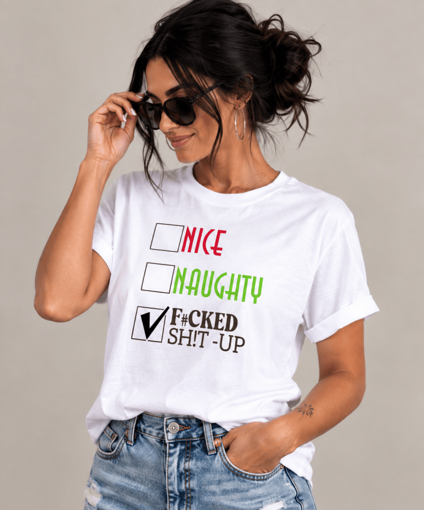 Whiteout T-Shirt F'd Sh!t Up